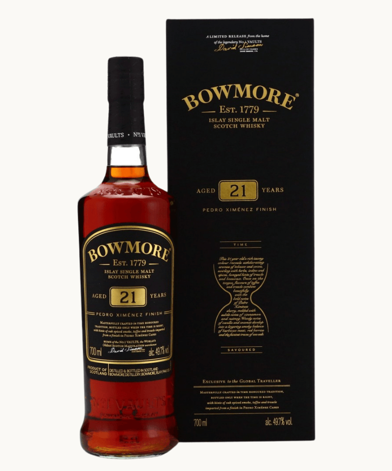 Bowmore 21 Year Old Pedro Ximénez Finish