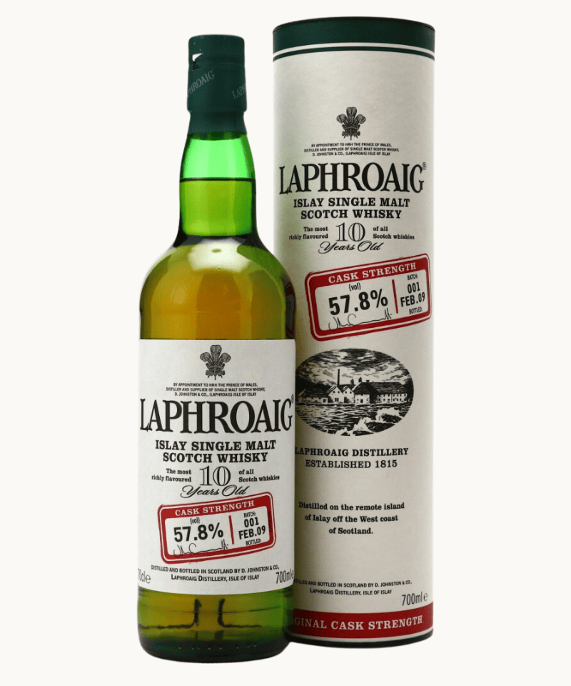 Laphroaig 10 Year Old Cask Strength Batch 1