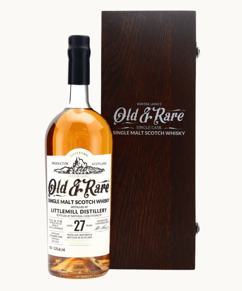 Littlemill 27 Year Old 1988 Hunter Laing Old & Rare