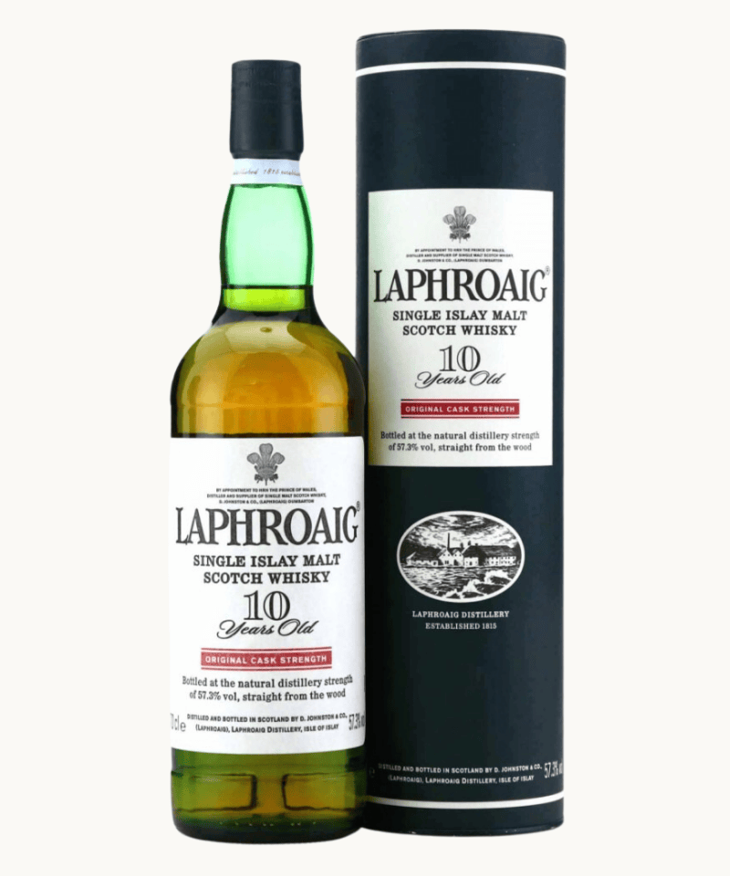 Laphroaig 10 year old Cask Strength Red Stripe Edition