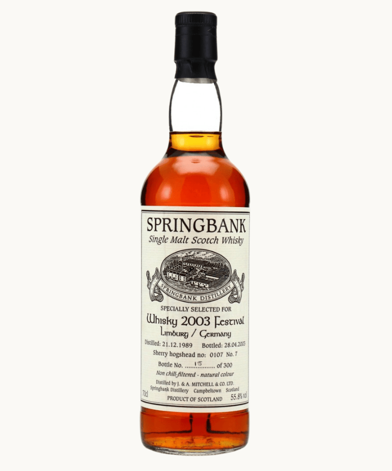 Springbank 1989 for The Whisky Fair, Limburg