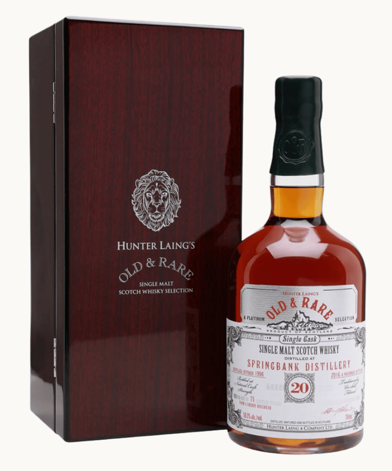 Springbank 20 Year Old 1996 Hunter Laing Old & Rare Platinum