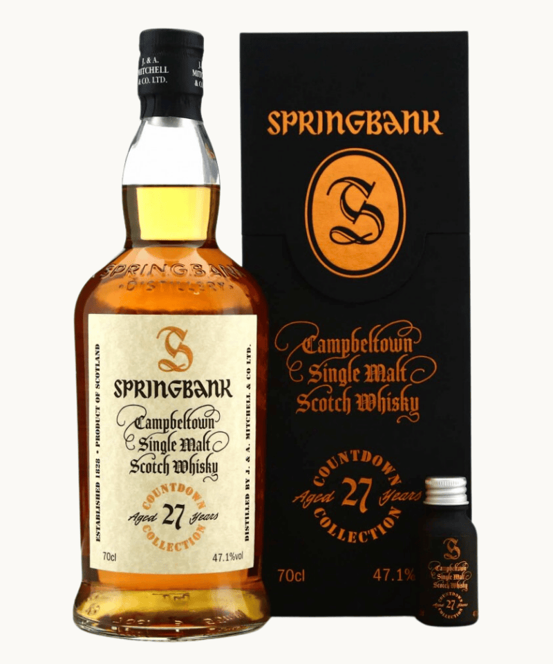 Springbank 27 Year Old Countdown Collection