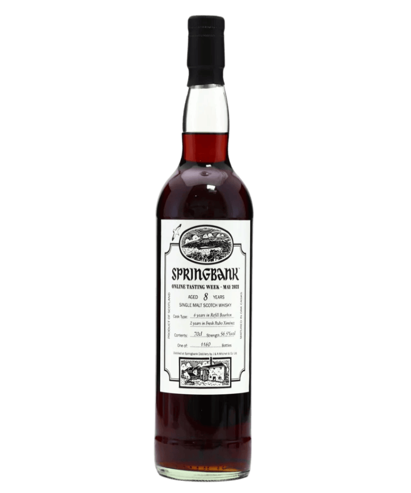 Springbank 8 Year Old Online Tasting Week 2021