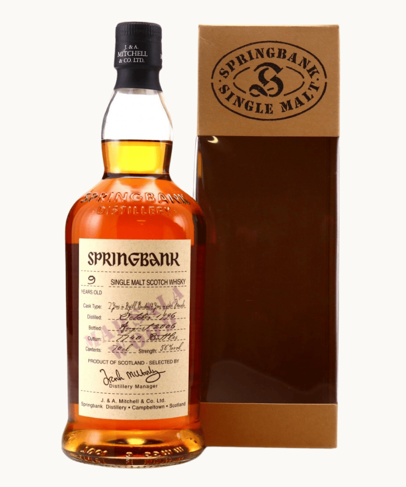 Springbank 9 Year Old 1996 Marsala Wood