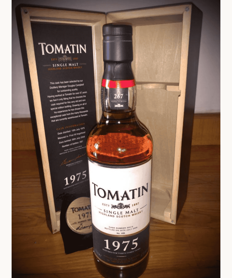 Tomatin 33 Years Old 1975